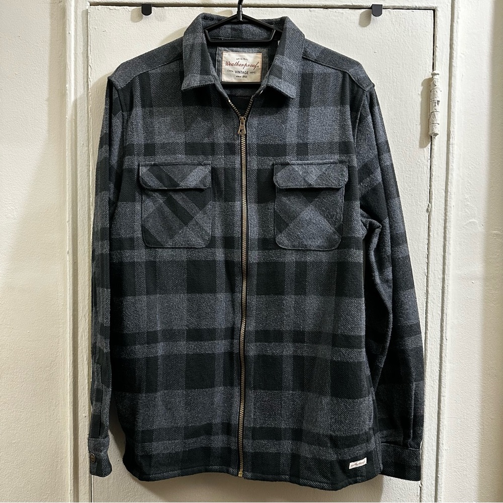 Thick flannel overshirt